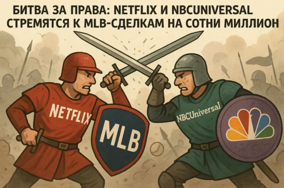 Битва за права: Netflix и NBCUniversal стремятся к MLB-сделкам на сотни миллионов
